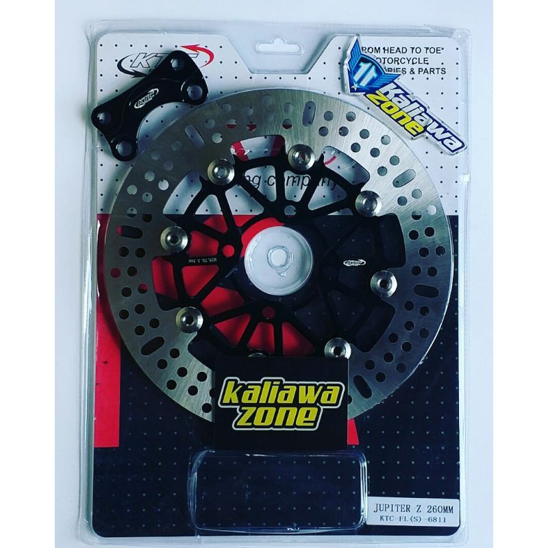 disc piringan cakram ktc jupiter 260mm+ braket