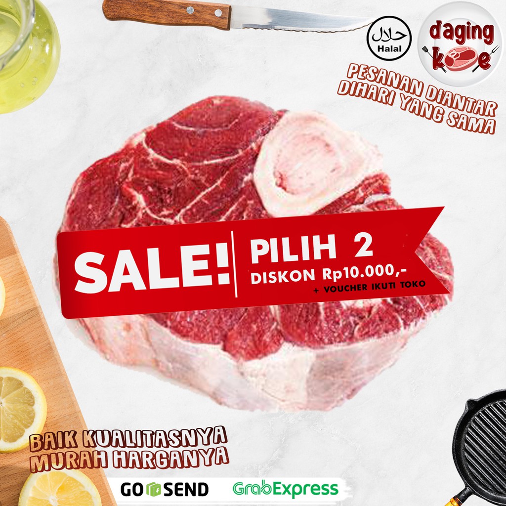 

DAGING SAPI SENGKEL ( SHANK ) IMPORT AUSTRALIA PREMIUM 1 KG DK155