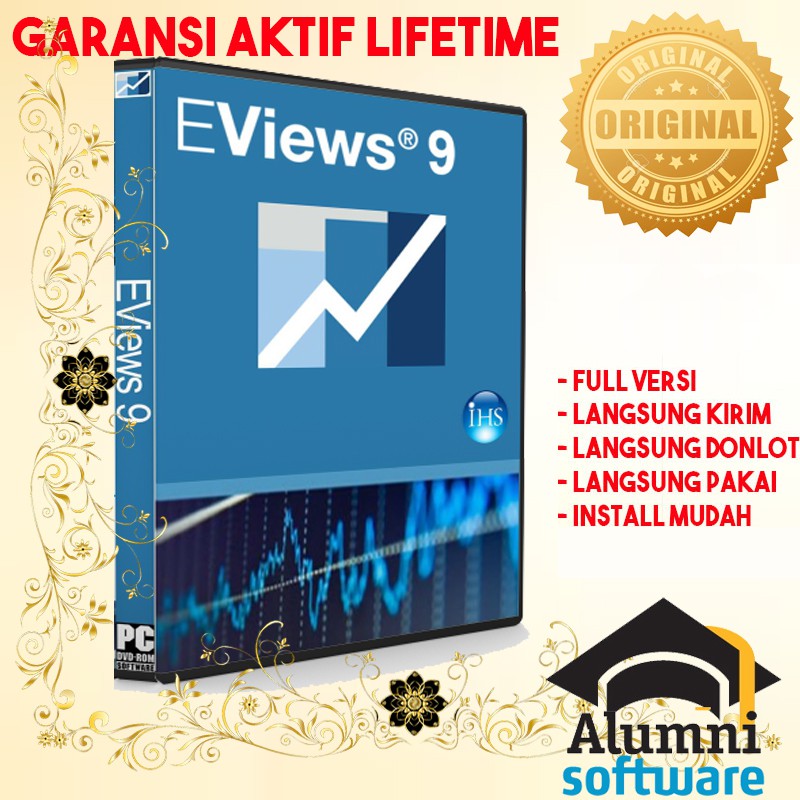 [FULL VERSION] EViews 9 Enterprise Edition LIFETIME- GARANSI AKTIVASI