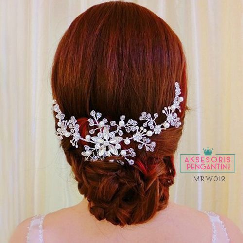 [SIAP KIRIM] TIARA WEDDING AKSESORIS SANGGUL HEADPIECE PENGANTIN MRM012