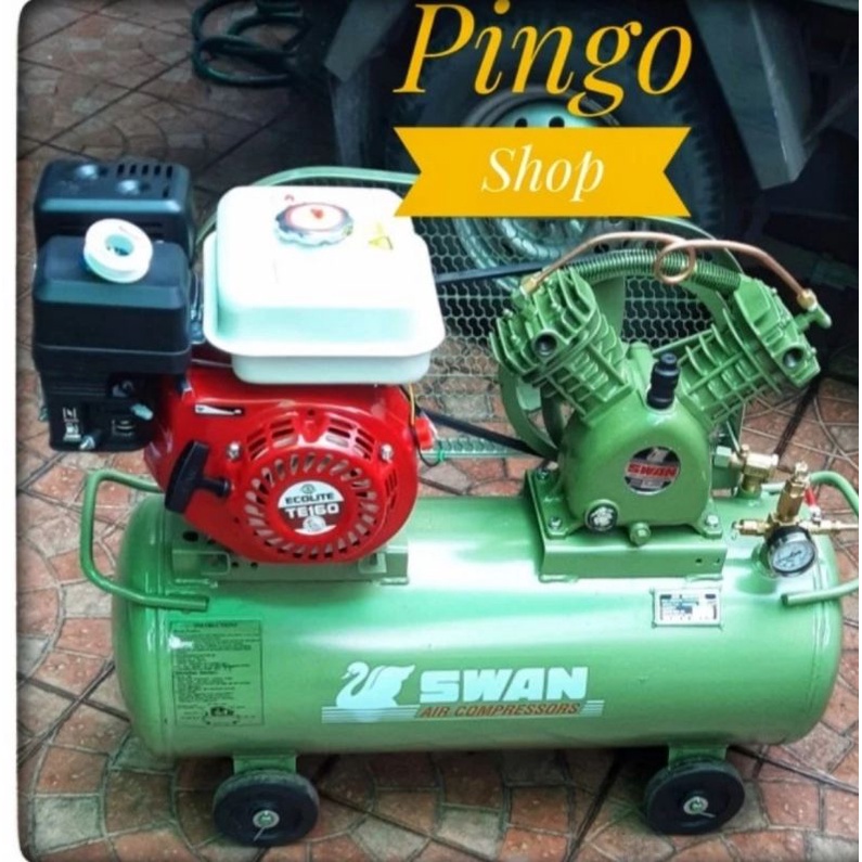 Kompresor Angin Swan 1/2 hp Bensin/Engine Supra