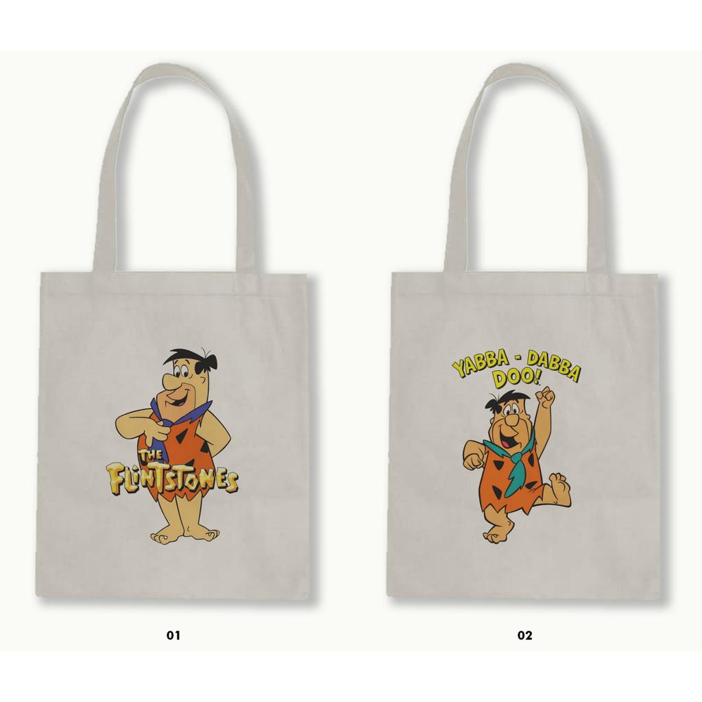TOTE BAG BLACU - THE FLINTSTONES