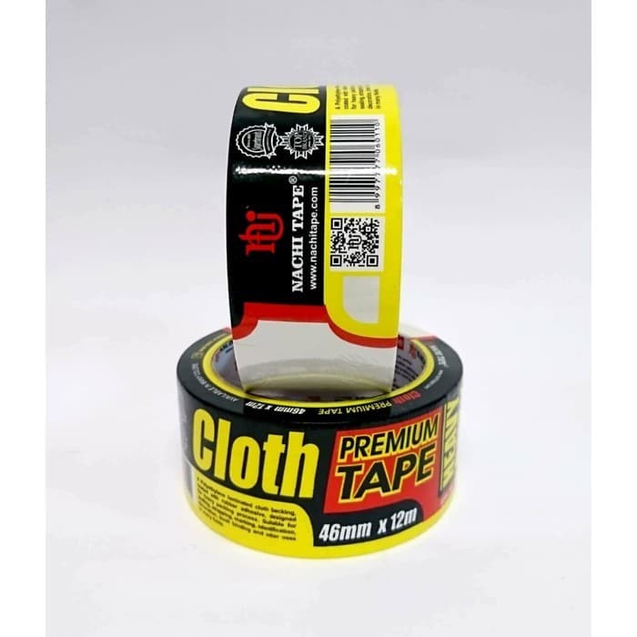 

Aman Nachi Cloth Tape Lakban Kain 48Mm/2Inch X 12Meter Warna Putih Berkualitas