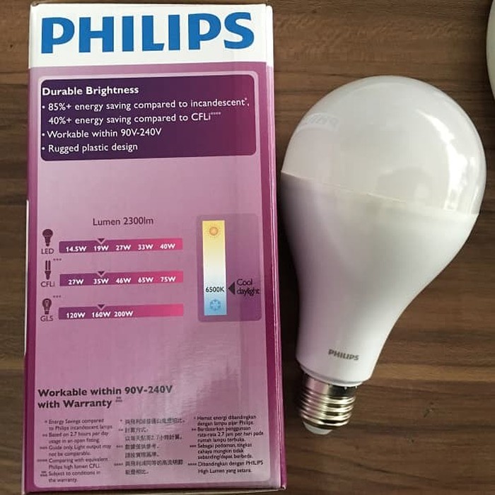 Lampu LED Philips Jumbo 19W 19 Watt Gudang Pabrik Hall Promo Murah