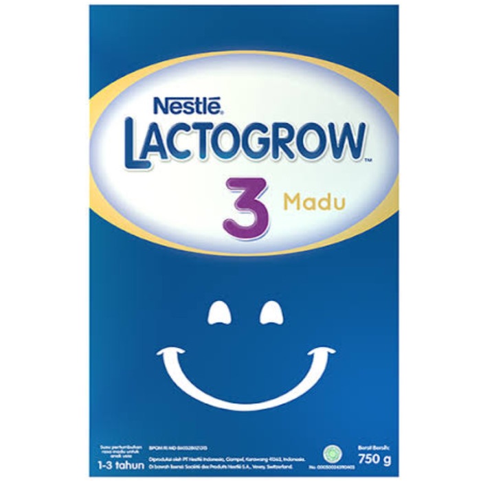 Lactogrow 3 180gr/350gr/750gr - Susu Formula 1-3 Tahun