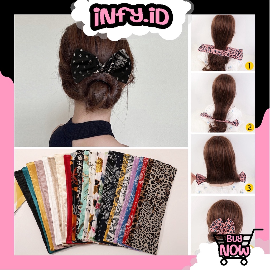 INFY - Magic Hair Bun Maker Hairdini Pita Donut Styling Bands Donat Sanggul Cepol Ribbon Magic Hair Roll Gulungan Rambut Kawat Ala Korea A066