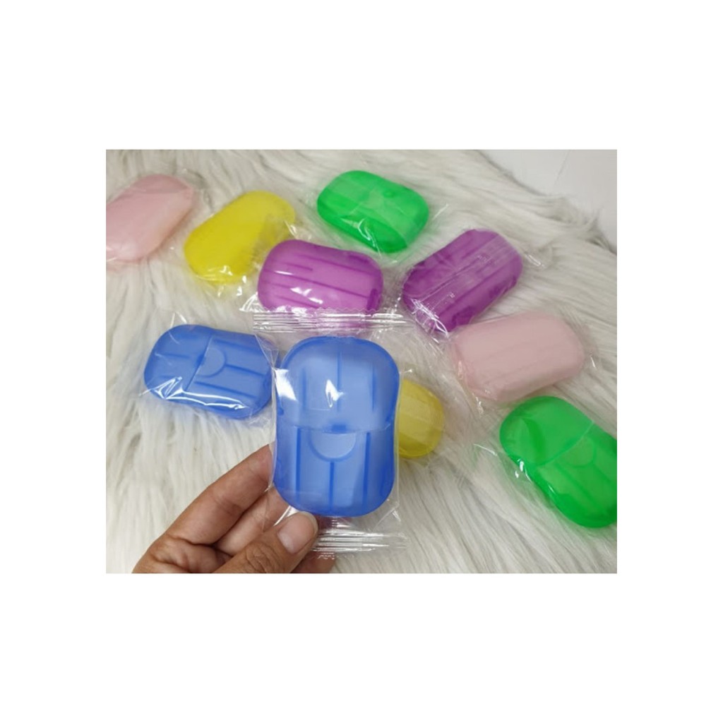 MURAAHH !!  Sabun Kertas Praktis / Hand Soap Mini Washing Travel / Travelling Soap