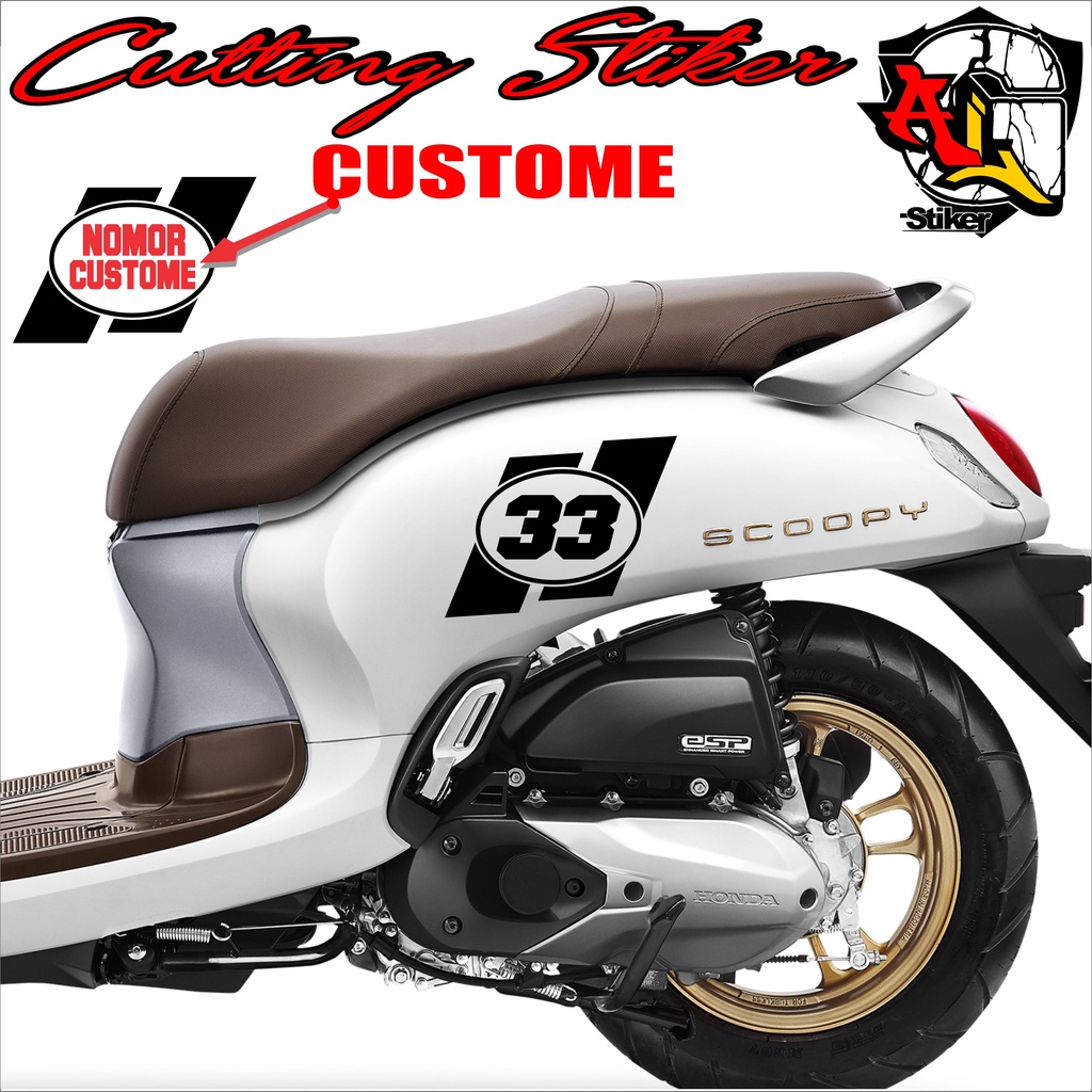 STIKER SCOOPY/STIKER GENIO/STIKER FAZZIO/SC 055/STIKER NOMOR/STIKER CUSTOME/STIKER BODDY MOTOR/STIKE