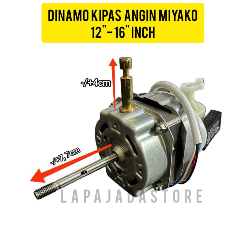 DINAMO KIPAS ANGIN BERDIRI MIYAKO / DINAMO KIPAS STANDFAN MIYAKO