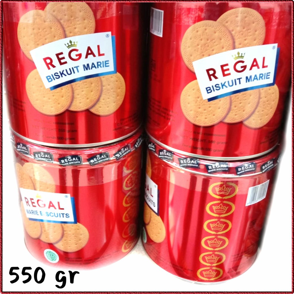 

Kaleng Marie Regal Biskuit Biscuit 550 gr gram Marie Tin Biscuits Quality