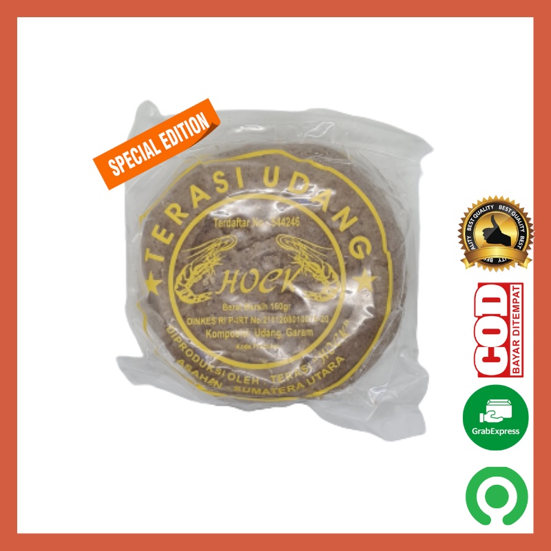 

Terasi Udang / Terasi Hok Liong / Asli Sumatera - 200g