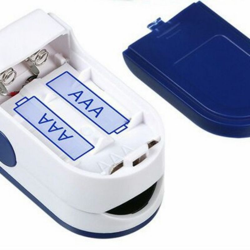 Fingertrip Pulse Oximeter Alat Ukur Kadar Oksigen Oxymeter Oximetry Sp02 Saturation dengan Monitor