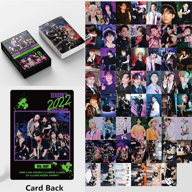 54pcs / box Kartu Lomo Foto Album BTS 7 FATES CHAKHO 2022