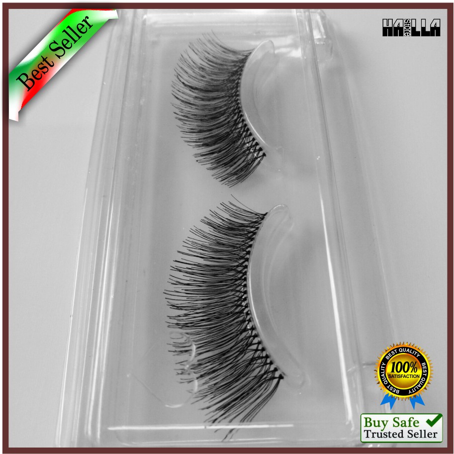 Bulu mata Palsu 107 Fake Eyelash Natural Lembut Premium Bagus Murah Kualitas Export