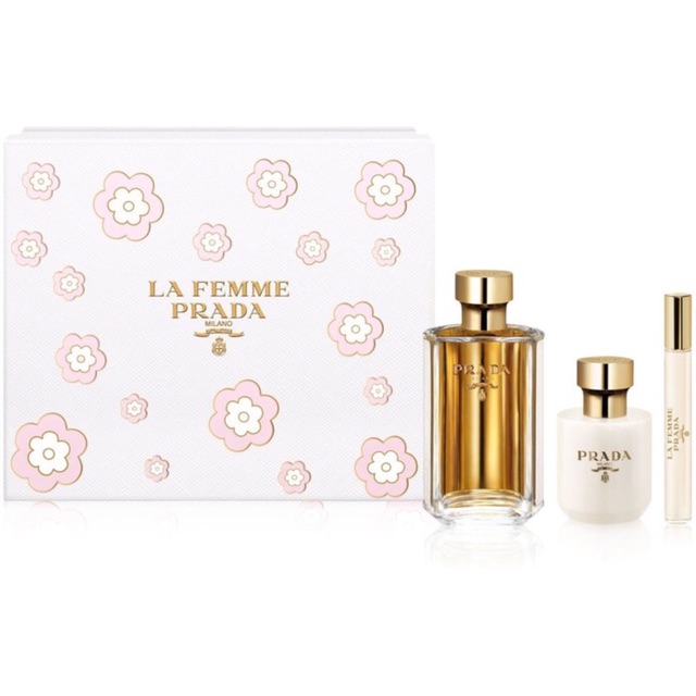 Gift Set Parfum Original - La Femme Prada Milano Giftset isi 3