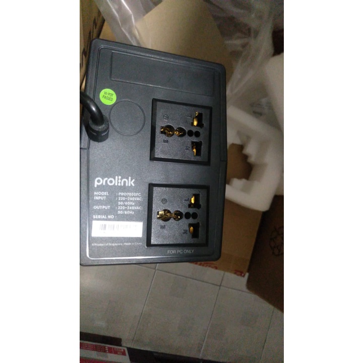 UPS Prolink PRO700SFC 650VA with AVR GARANSI RESMI