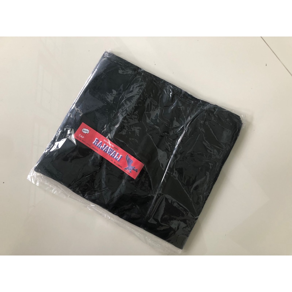 Kantong Plastik Kresek Rajawali 35X60 Kantong Plastik HD Berlanja Plong Plastik Packing Hitam Murah Grosir
