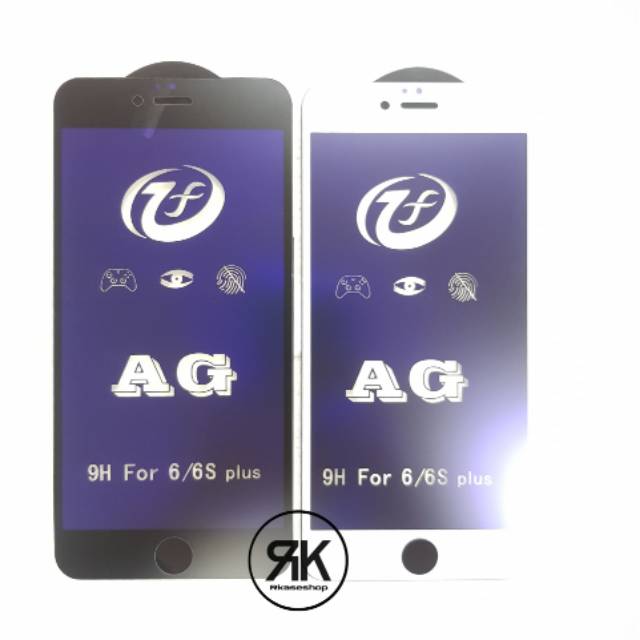 Tempered glass full Anti minyak Glare iphone 6 6s Plus anti gores kaca