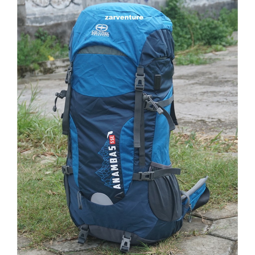 Tas Carrier Co-Trek Anambas 60 Liter Original Free Rain Cover Cotrek