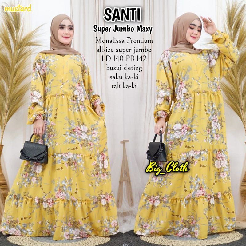 READY SANTI JUMBO MAXY LD 140 MONALISA PREMIUM BUSUI SLETING BAHAN ADEM