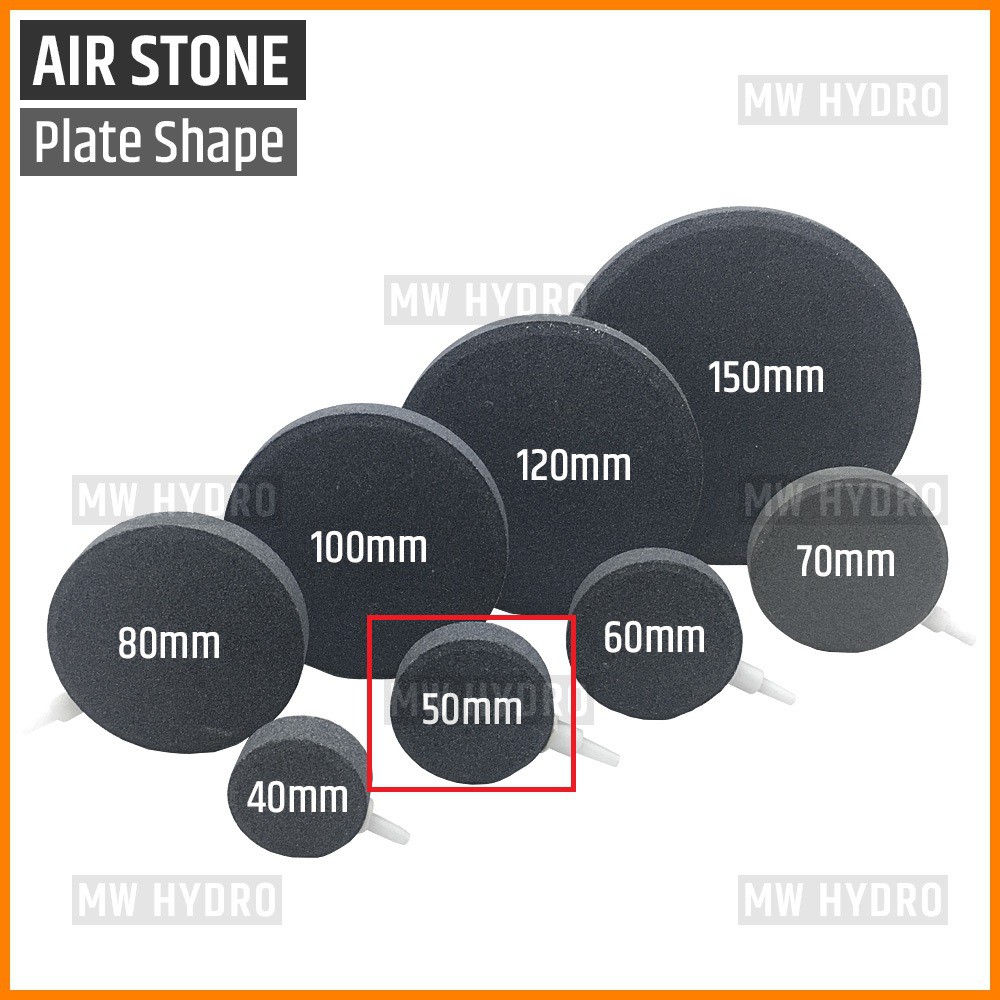 Air Stone / Batu Aerasi Gelembung Udara, Disc / Plate / Piring, 50 mm