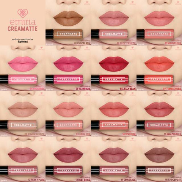 Emina Creammatte Lipstick / Lip Cream Emina / Emina