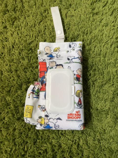 [snowandbelle] Pouch Tissue 3 In 1 Medium Snoopy And Princess