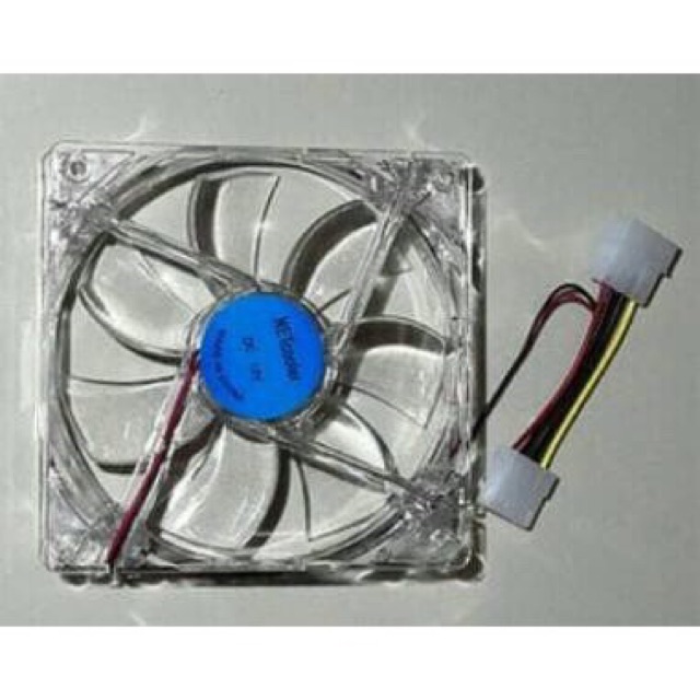 FAN CASING CPU KOMPUTER LAMPU LED 8cm KIPAS COOLER