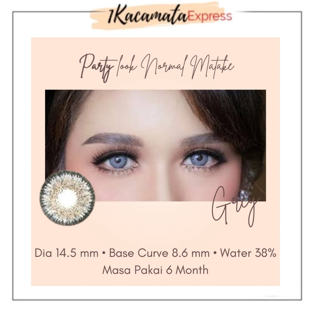 SOFTLENS WARNA NORMAL PARTY LOOK MATAKE