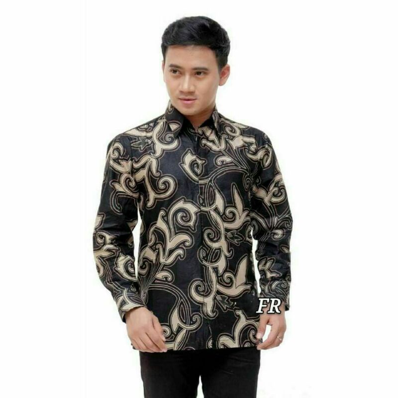 KEMEJA BATIK PRIA BATIK NAKULA TERPOPULER PROMO BIG SALE TERMURAH DI SHOPEE