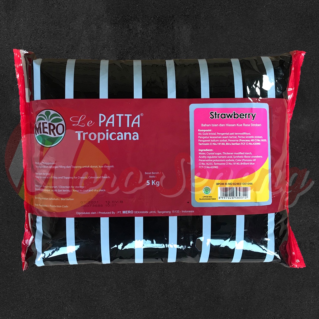 Selai Strawberry Le Patta Tropicana - Mero 5 kg