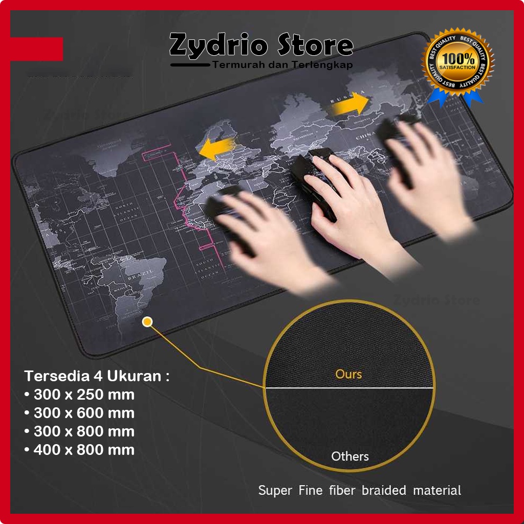 Gaming Mousepad / Mouse Pad Gaming XL Murah Jumbo Desk Pad Anti Slip