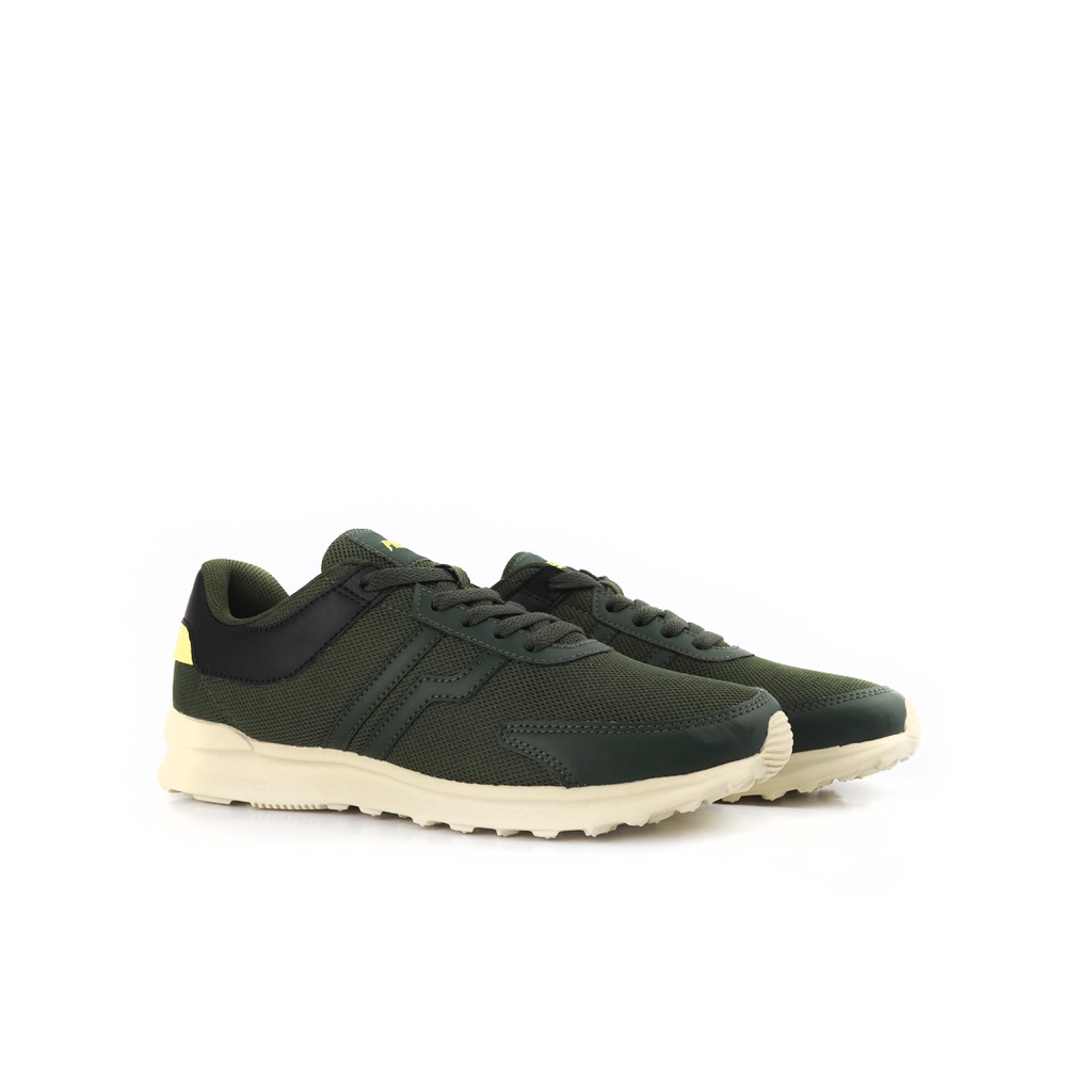 Sepatu Sneakers Pria - Piero  Hogan Olive Off White P20955 - FX