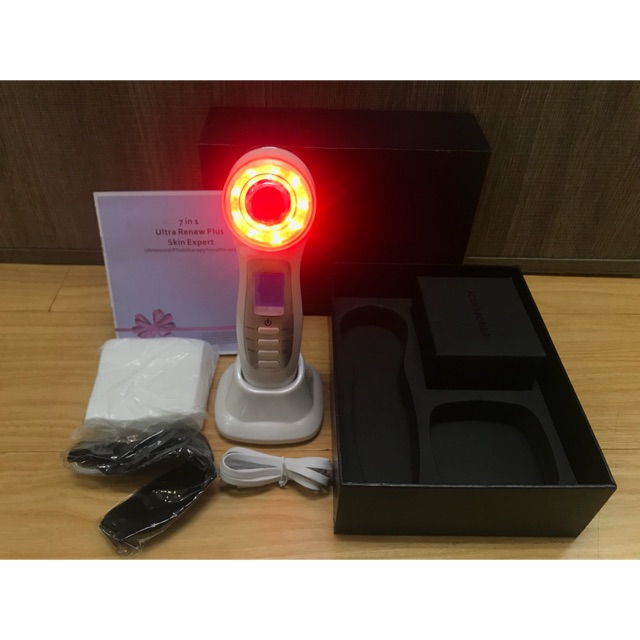 Alat kecantikan Portable 7in1 ultra renew ultrasound photon iontherapy