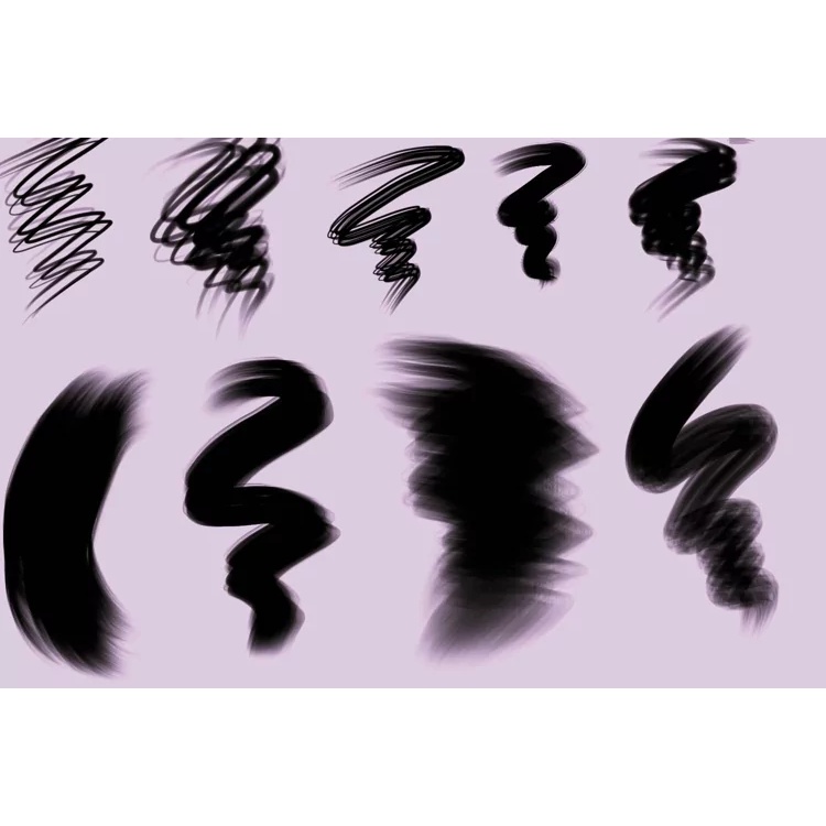 Procreate Brush - 50 Procreate Hair Brushes