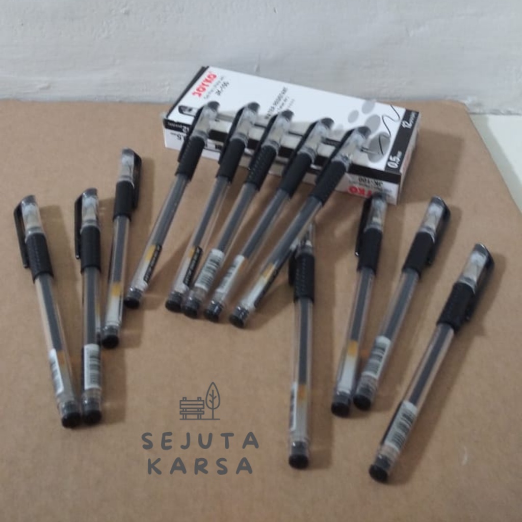 

Pen Bolpen Gel Joyko warna HITAM ( JK 100 )