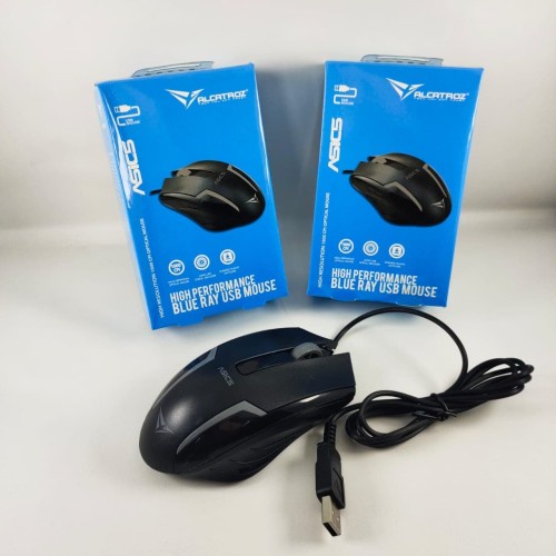 Mouse Gaming ALCATROZ Asic 5 USB - Warna Biru