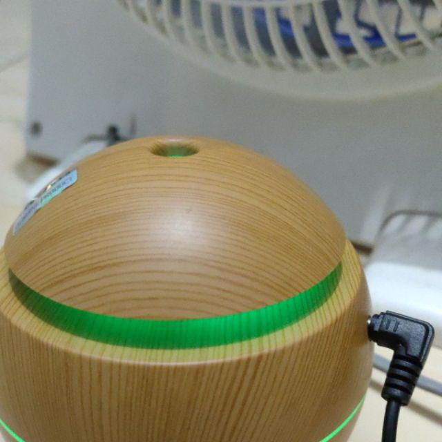 Aromaterapi Aromatherapy Air Humidifier Lembab Desain Kayu Rgb Light High Quality