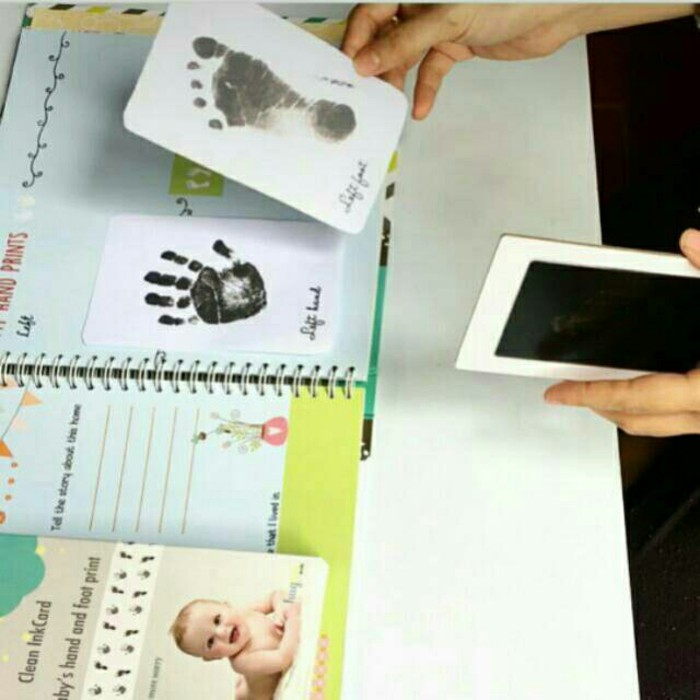 

PROMO clean ink card / stempel cap tangan kaki bayi / tinta ceplak tangan
