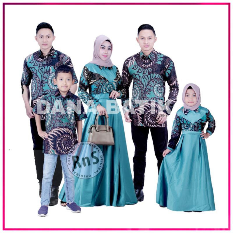 COUPLE BATIK KELUARGA GAMIS LONCENG MODEL JAZZ GAMIS JAZZY COUPLE GAMIS KELUARGA GAMIS BATIK ANAK