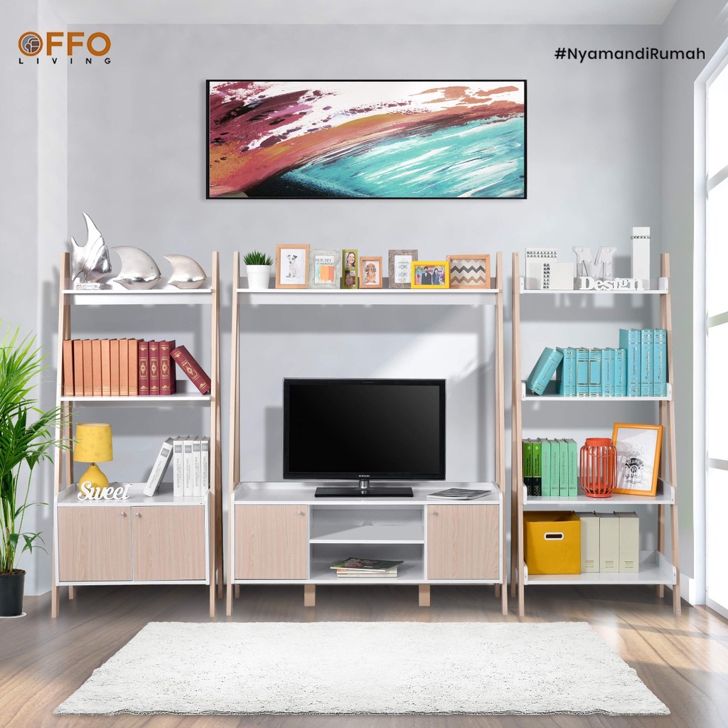 Offo Living - Rak Serbaguna New Ladder Series - Elia
