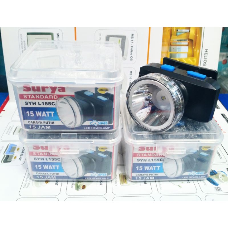 Senter Kepala Surya SYH-L155C LED 15 WATT Cahaya Putih-6
