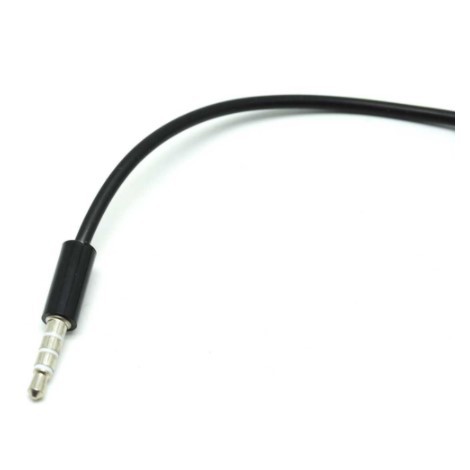 [KABEL HP] - Microphone Headphone Audio Splitter 3.5mm ke 2 x 3.5mm - FA29735 - Black