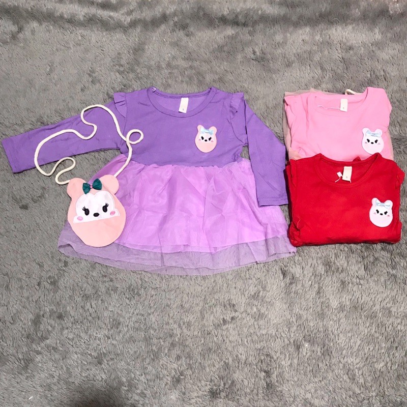 Dress Anak dan Bayi dengan Tas