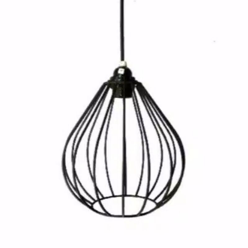 Lampu hias gantung 1set fitting kabel kap dudukan plafon