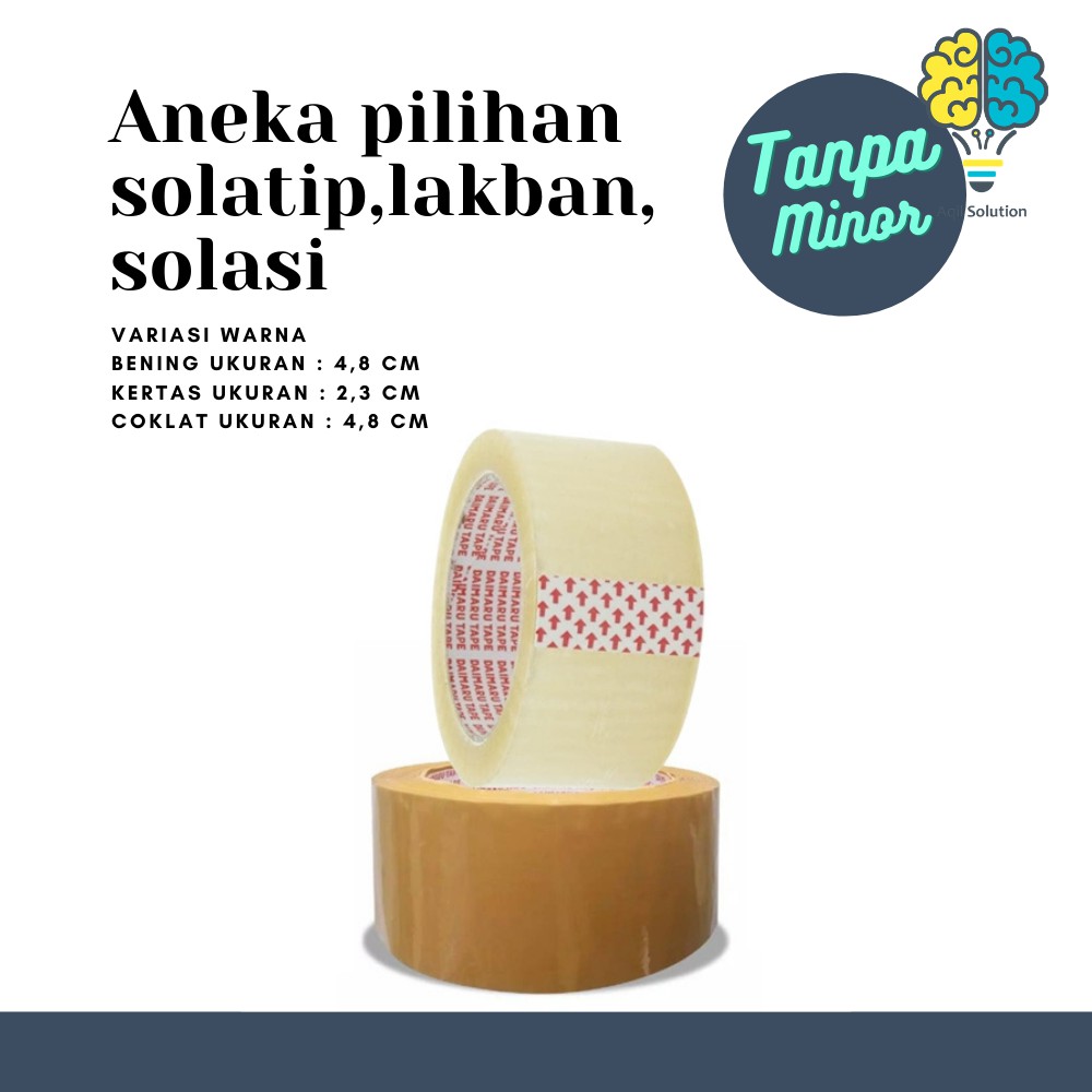 Aneka Lakban | solasi | solatip