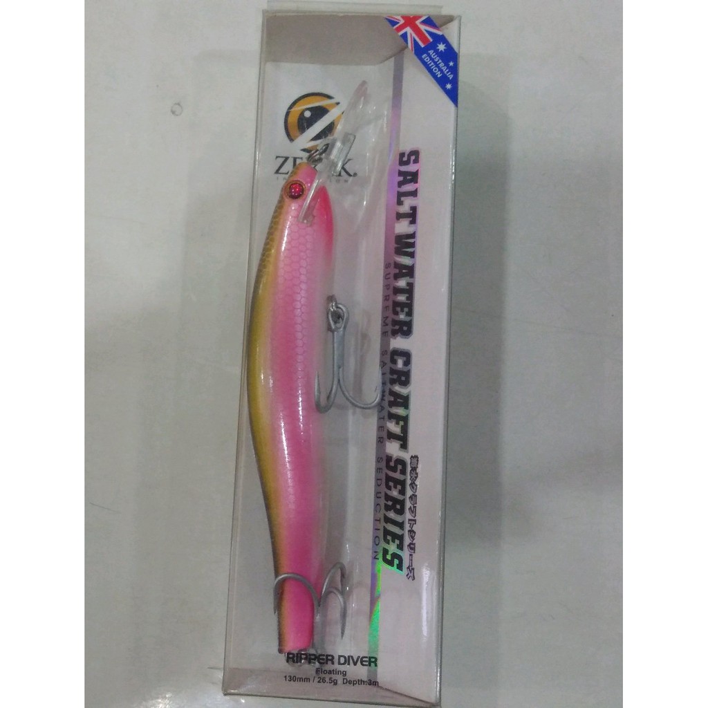 Umpan Zerek Ripper Diver Floating 130m