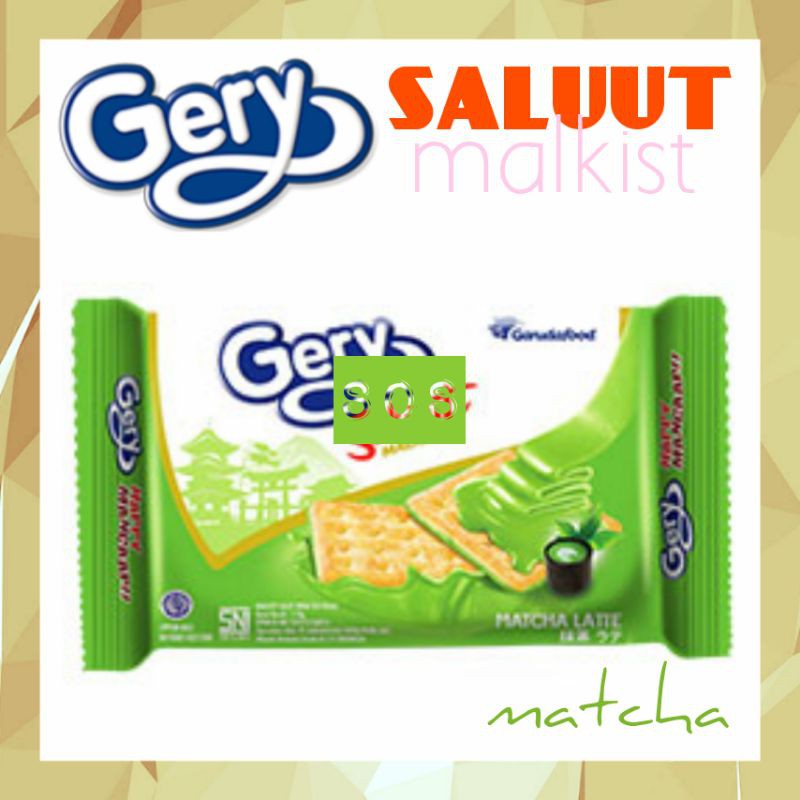 

《OS3》 Gery Salut Malkist Matcha 105 gram