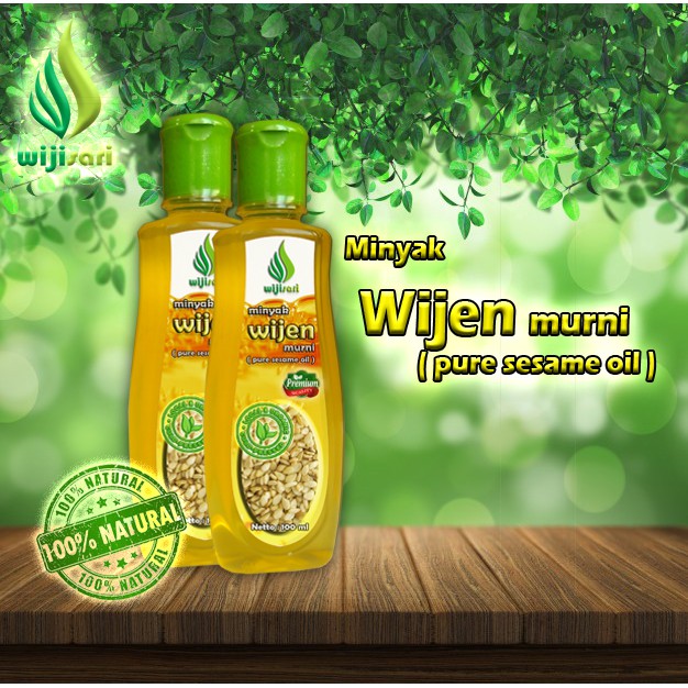 

Wijisari minyak wijen murni cold press ( sesame oil ) 100 mll