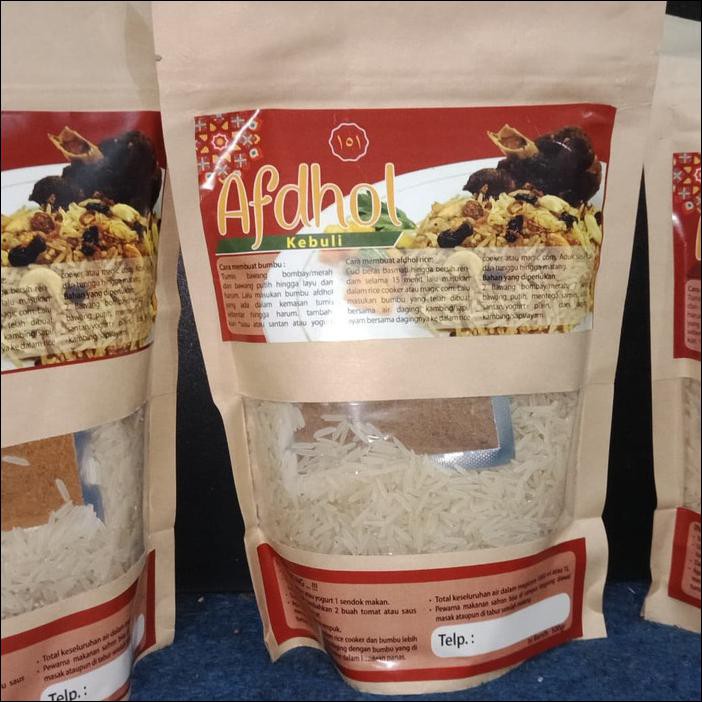 

BERAS BASMATI UNTUK NASI MANDHI KEBULI KABSAH DAN BRIYANI MERK AFDHOL